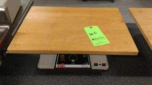Syntron FMC J-50 Jogger Table, 22" x 17" top, S/N GPJG14565