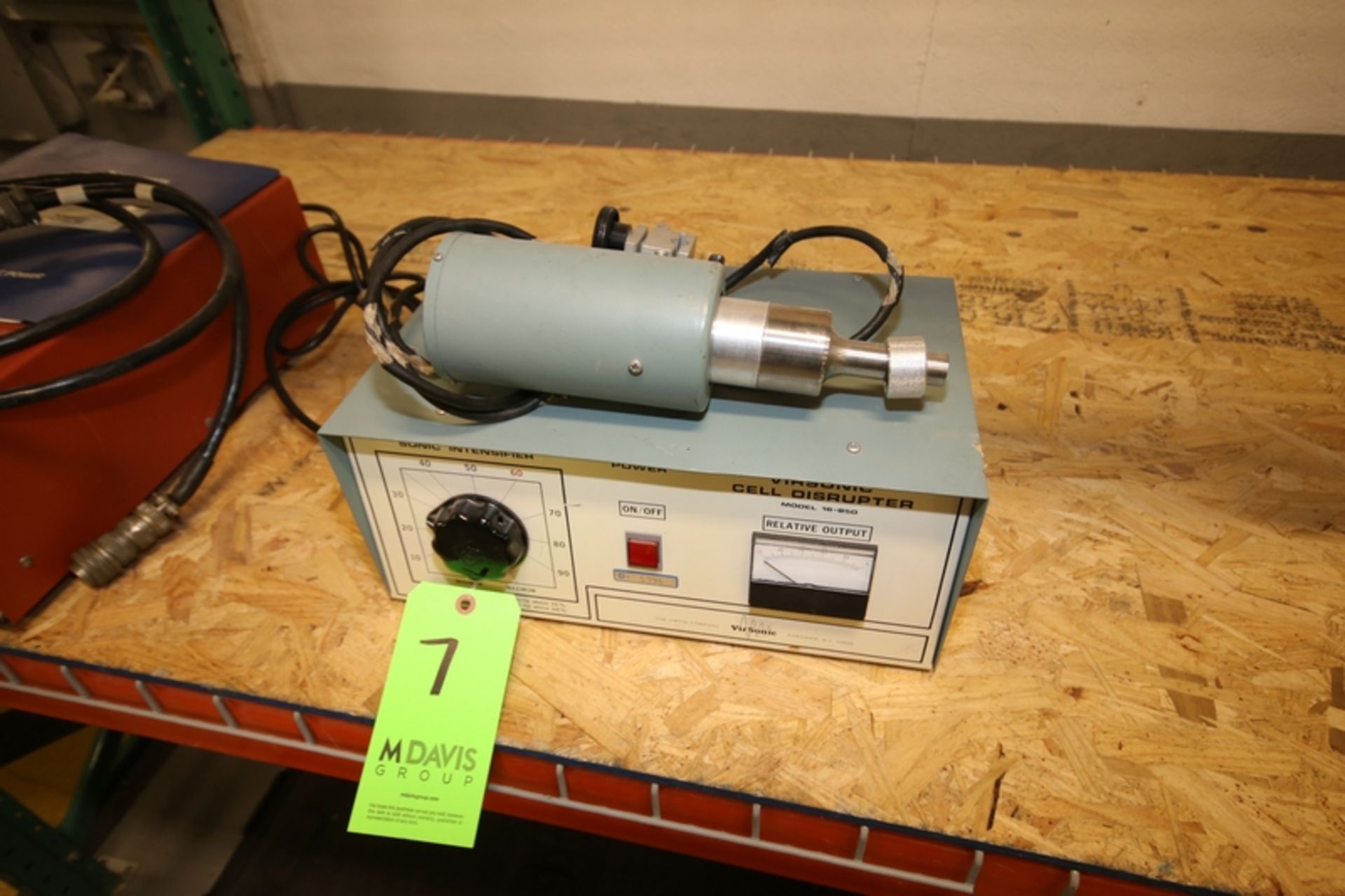 Sonic Intensifier/Virsonic Cell Disruptor, Model 16-850, S/N 01032, 115 V