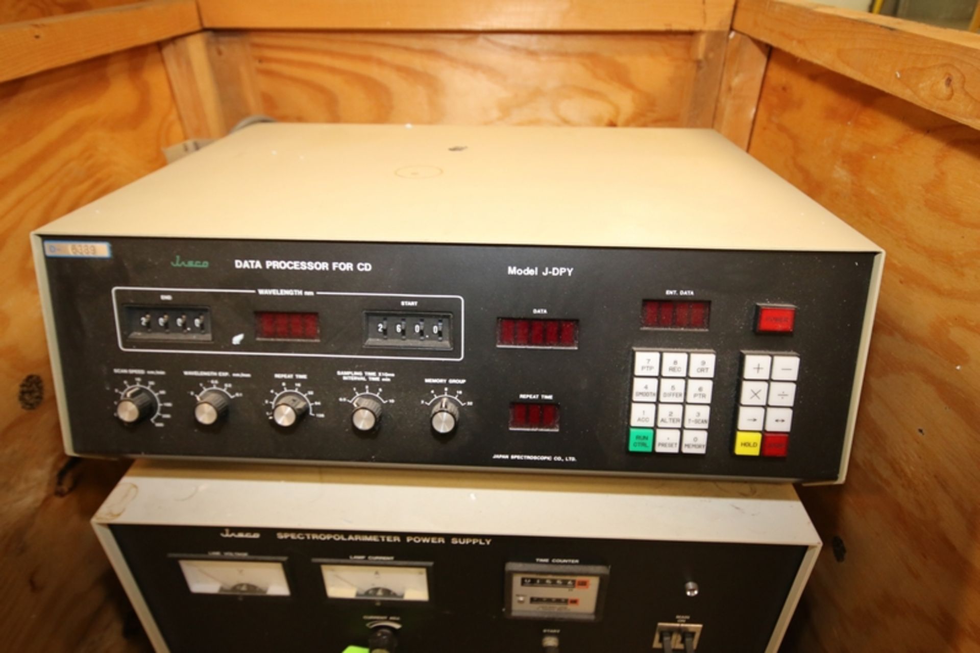 Jasco J-20A Automatic Recording Spectropolarimeter with Jasco Data Processor for CD, Model J-DPY - Image 4 of 5