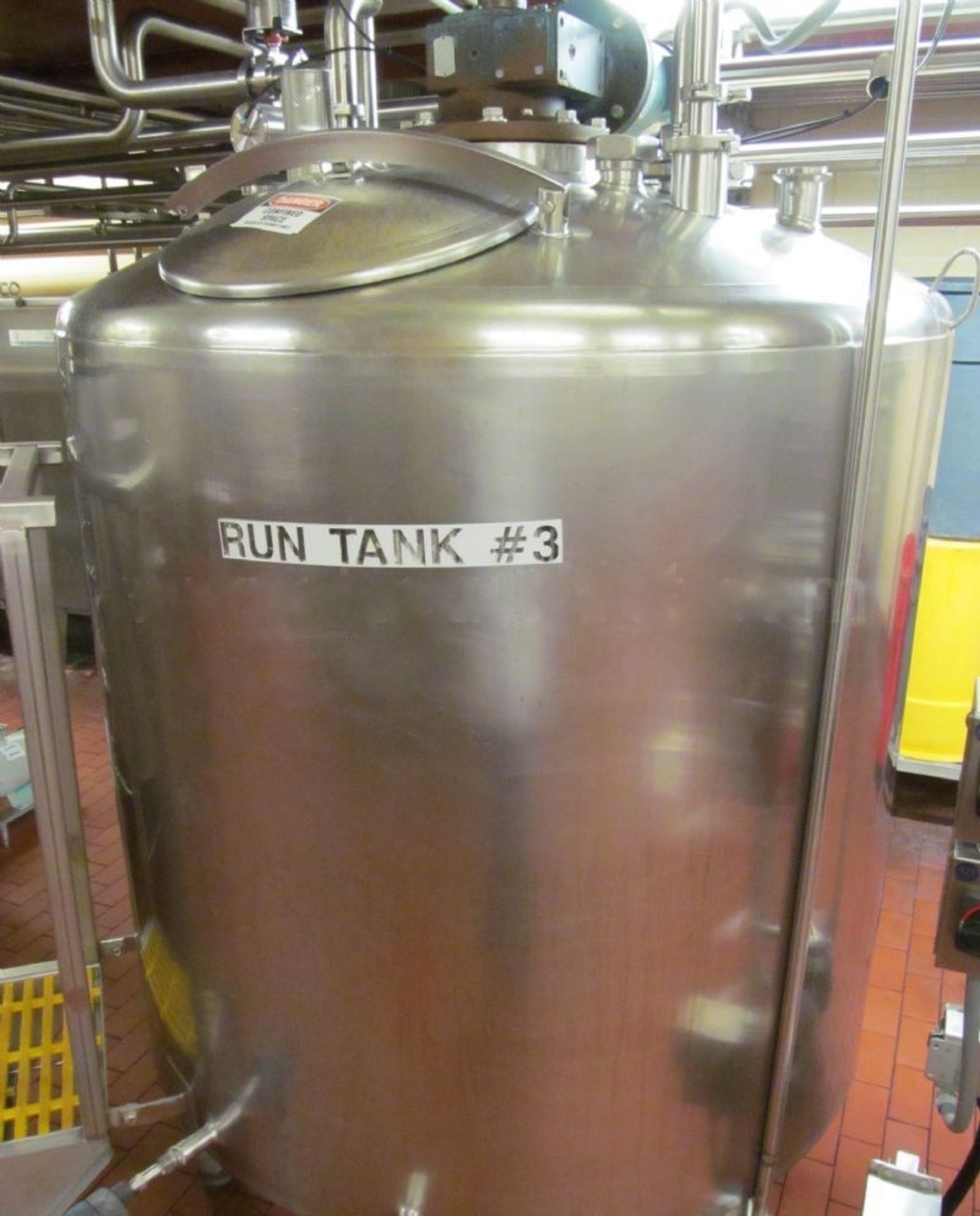 500 Gallon Stainless Steel Jacketed Processing TankJacketed Tank – last used in food processing