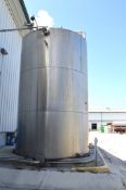 10,000 Gallon Stainless Steel Vertical SiloStainless Steel Interior and Exterior, Side Manhole, Last