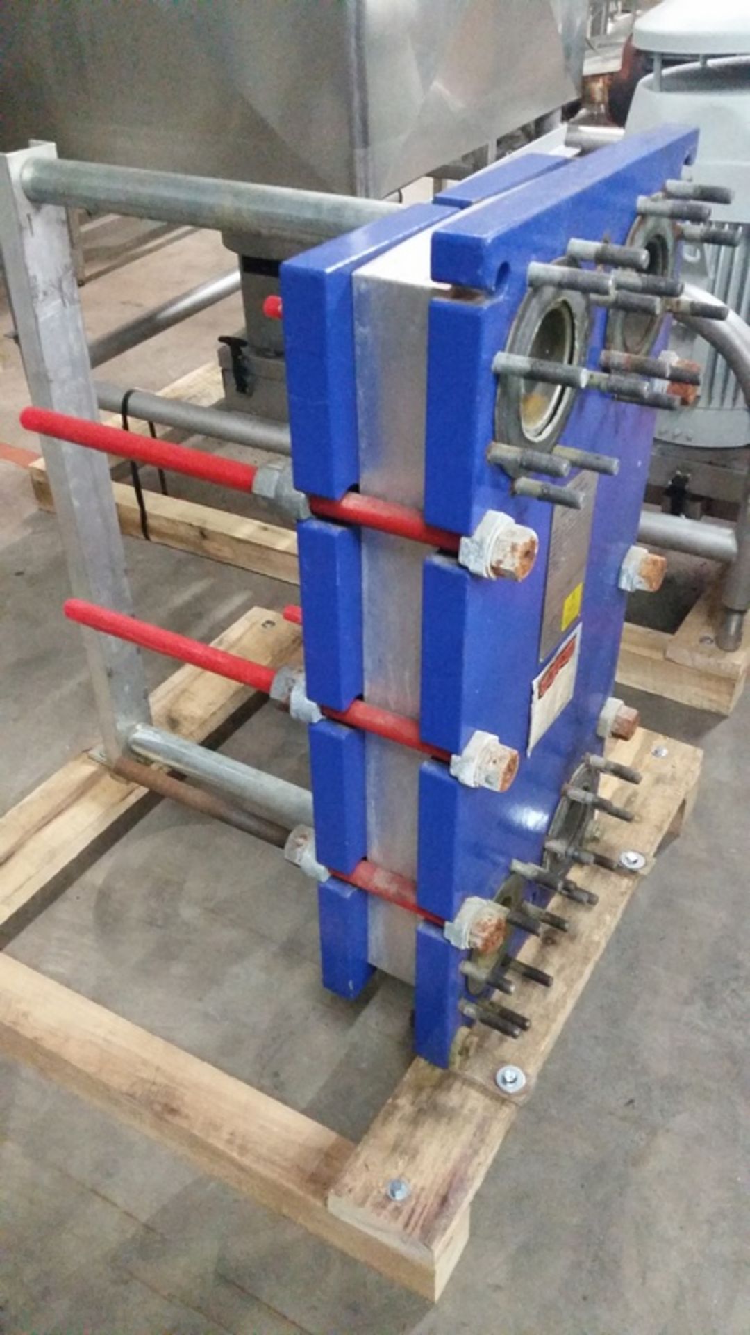 Alfa Laval Plate and Frame Heat Exchanger Model: M10-MFG Serial: 30105-54325 Year: 2000MAWP 150