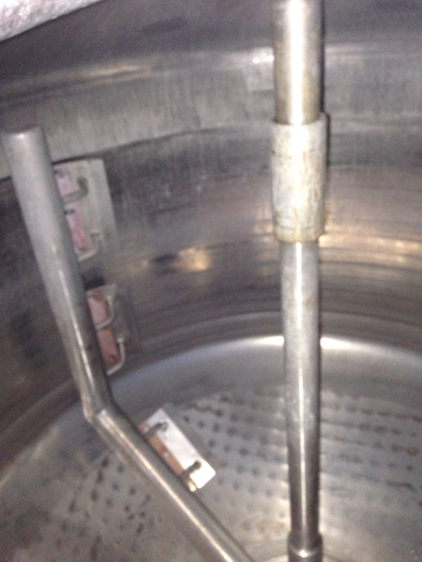 Cherry-Burrell 500 Gallon Jacketed Processor Tank Serial: E-313-90 Year: 1990316L Stainless Steel - Image 8 of 10