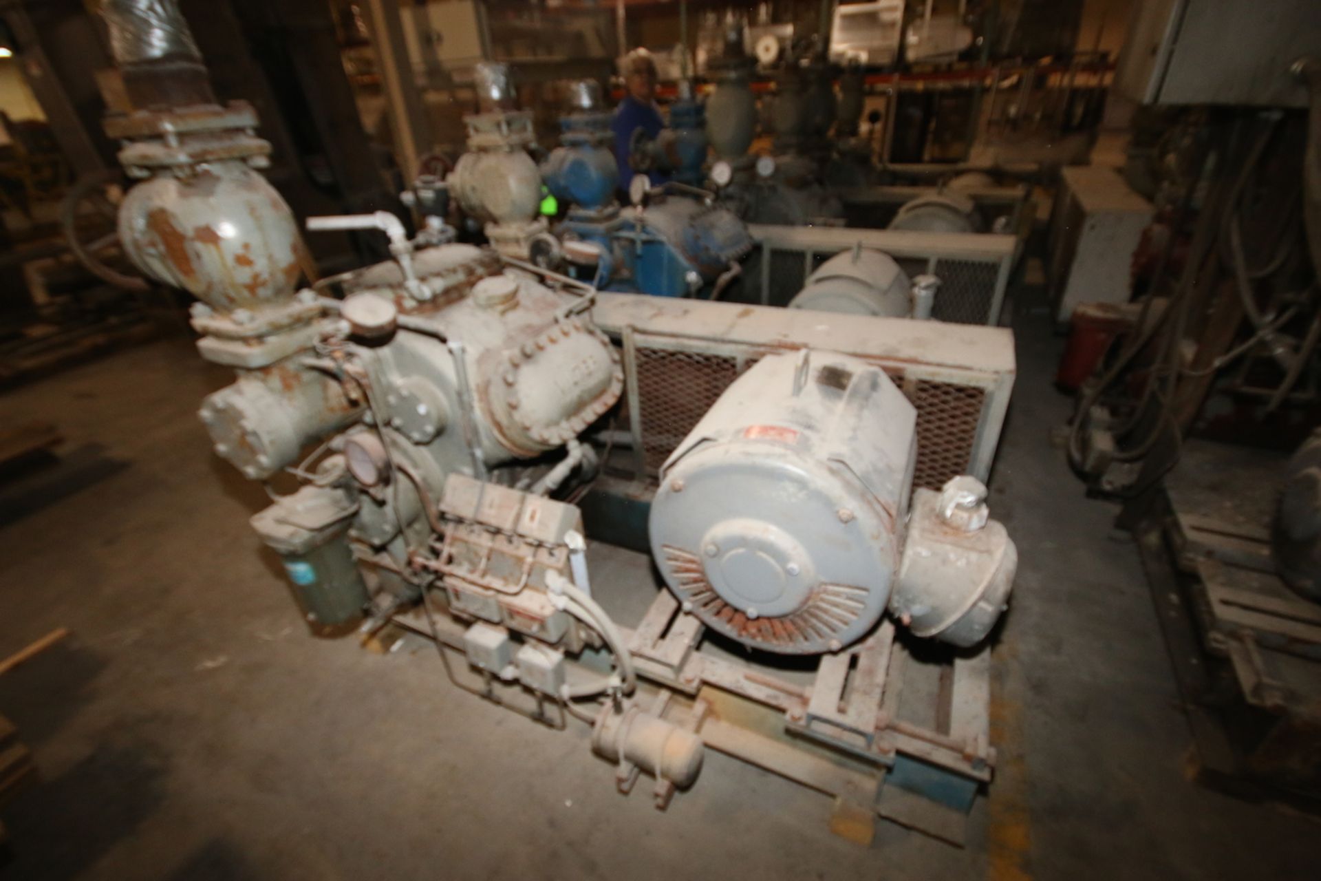 Vilter 100 hp 6 Cylinder Ammonia Reciprocating Compressor, Size A10K456B, S/N 60181, Order #F14997-