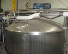 Feldmeier 6,000 Gallon Vertical Single Wall Batch Mixing Tank S/N: N-313-00Stainless Steel