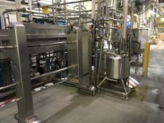 HTST Pasteurizer System Serial: 813217Last running 2,500 Gallons/Hour, Includes HTST Plate and Frame
