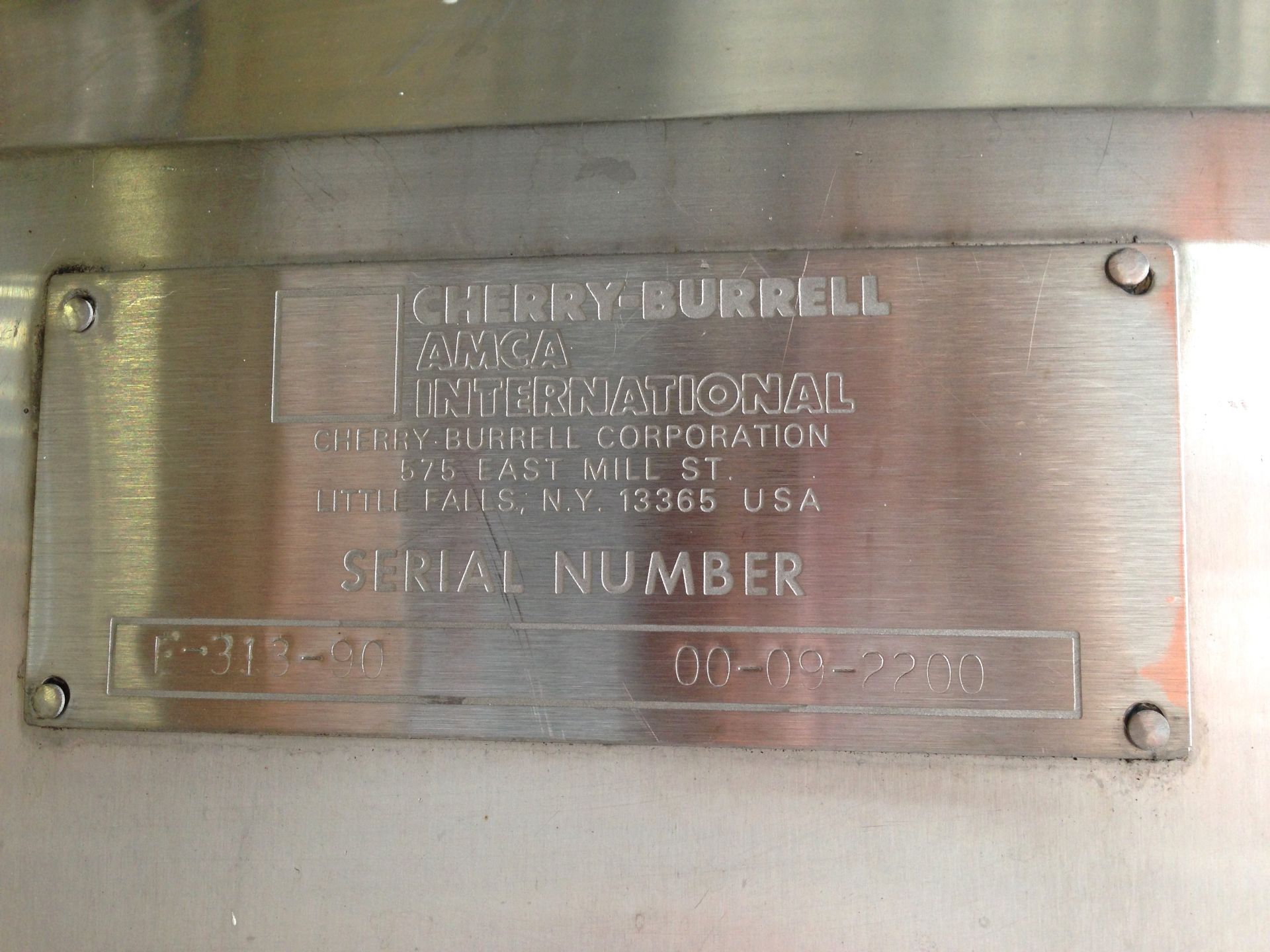 Cherry-Burrell 500 Gallon Jacketed Processor Tank Serial: E-313-90 Year: 1990316L Stainless Steel - Image 5 of 10