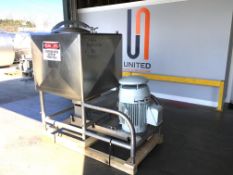 Breddo 200 Gallon Likwifier Tank with 40 HP Motor Model: LOS 200 Serial: D-530935-5Stainless Steel