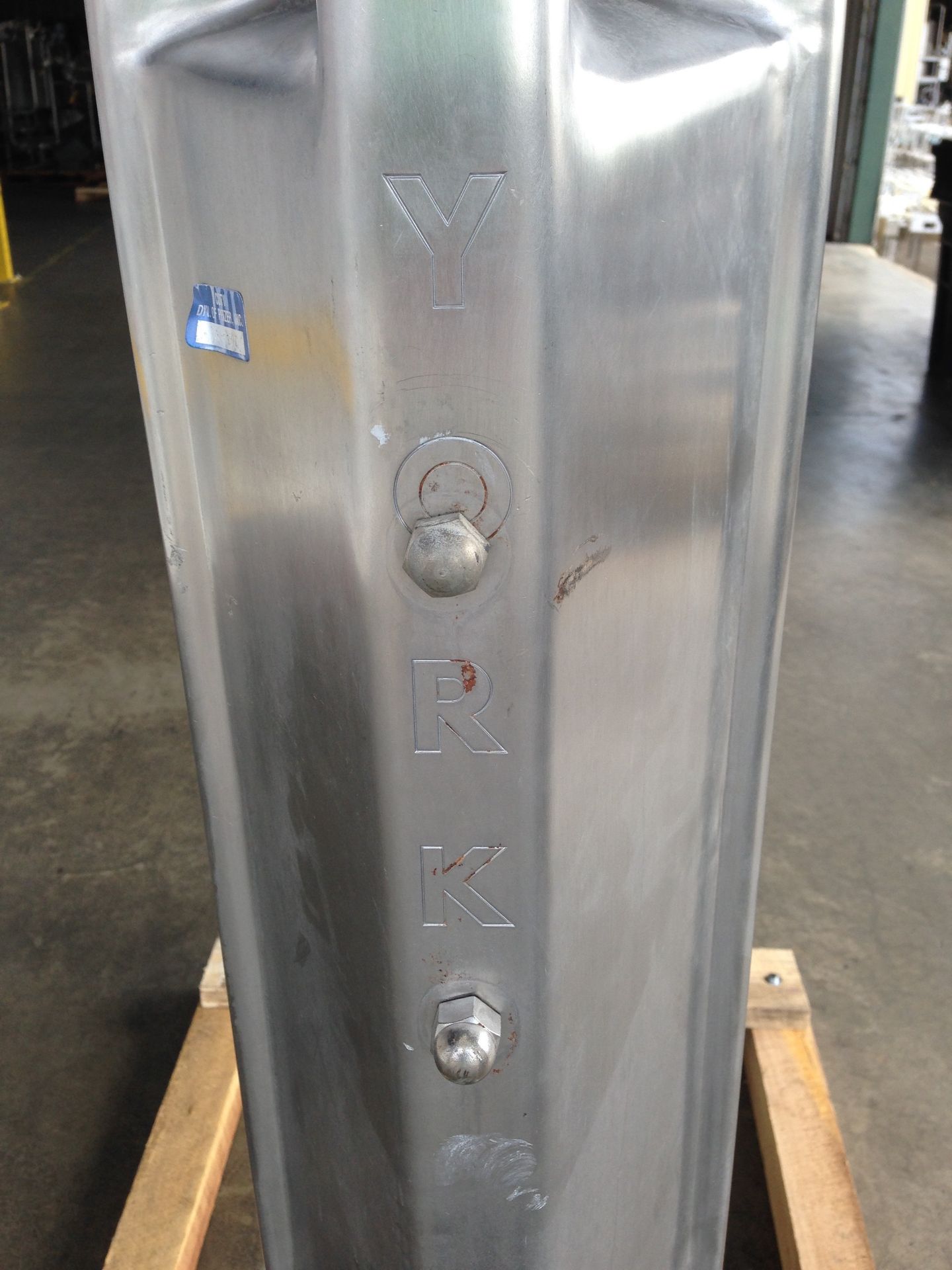 York Plate and Frame Heat Exchanger Serial: 9503402 Patent Number: 1992097Stainless Steel Plates, - Image 4 of 5
