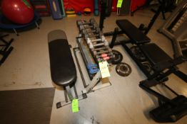 (12) Pc. - Free Weight Set from 3 lb. Up to 20 lb. includes Fitness Gear Rack and Fitness Gear