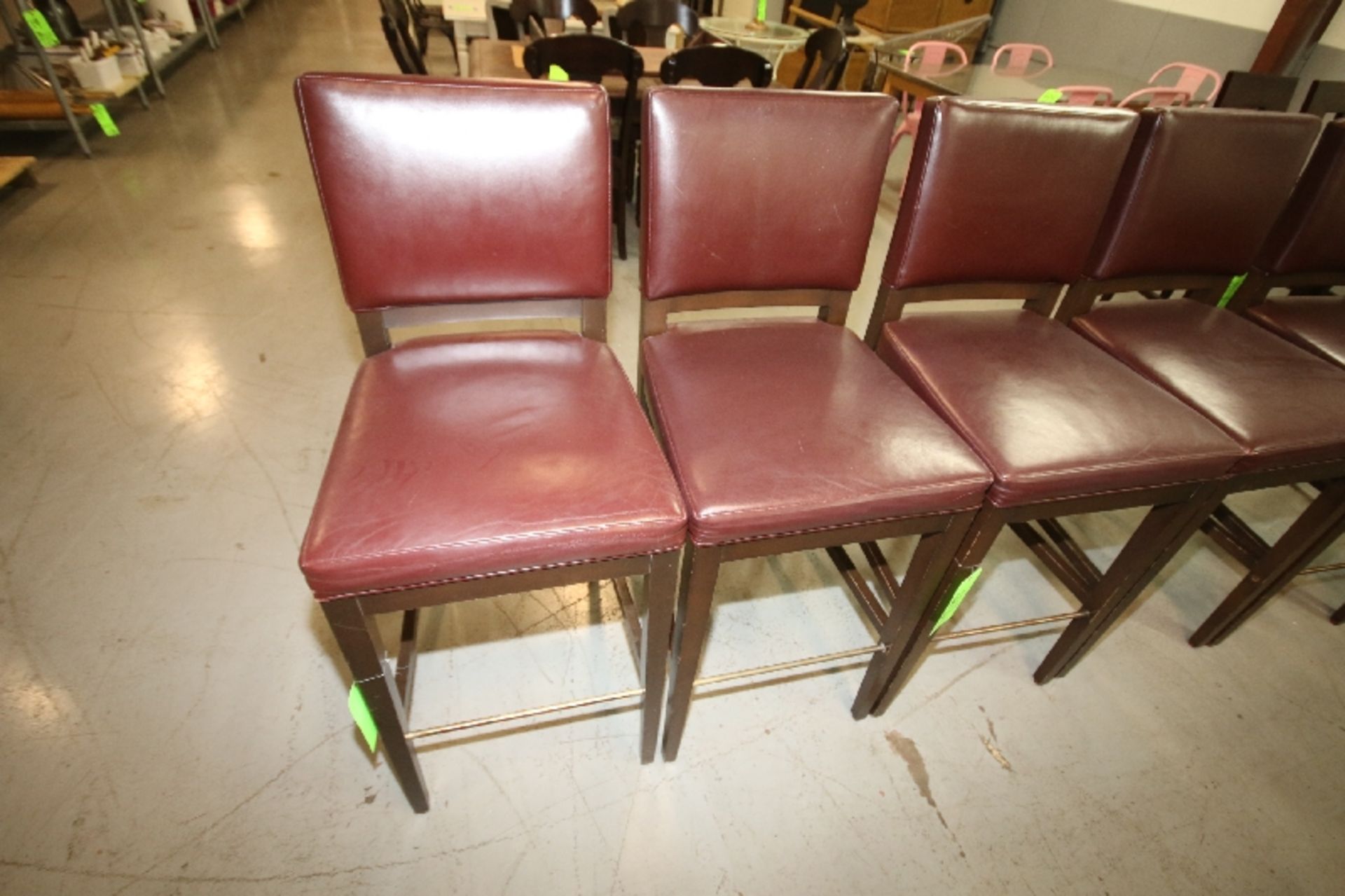 Padded Back Wood Bar Stools