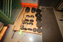 Standard Weight Set from 2-1/2 lbs. Up to 25 lbs. includes (3) Bars and (6) Free Weights on (1)