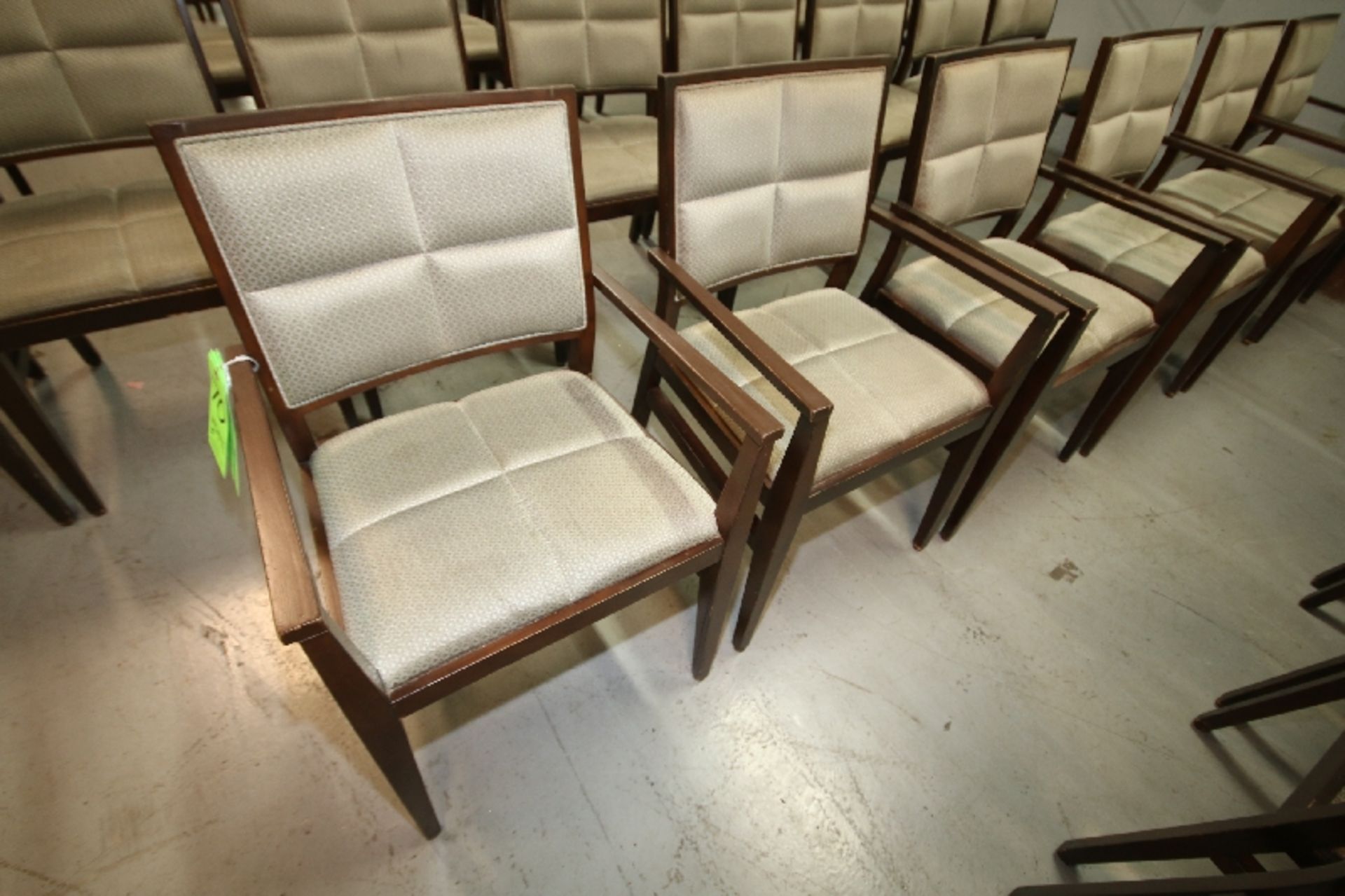 Upholstered Restaurant Chairs with Arms