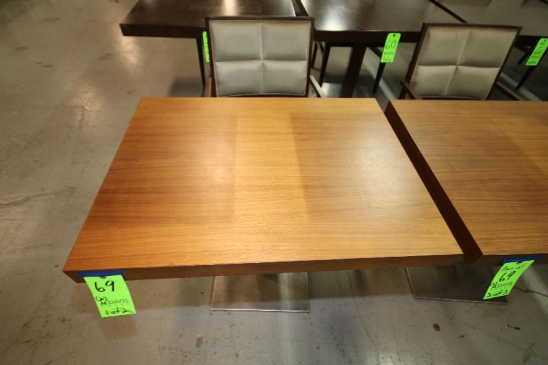 Aprox. 27" x 36" Pine Color Wood Tables - Image 2 of 4