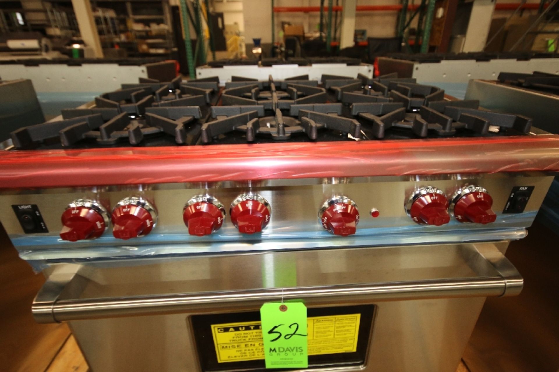 New Wolf 36" Professional Natural Gas Range Oven/6-Burner, Model R366, S/N 17225041 with S/S Finish - Image 3 of 4