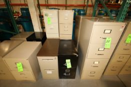 (6) Hon and Other 2-Drawer Letter Size File Cabinets