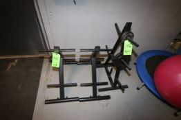 (6) Pc. - (3) Body Solid and Other Plate Trees and (3) Weights from 2-1/2 lb. to 10 lb.