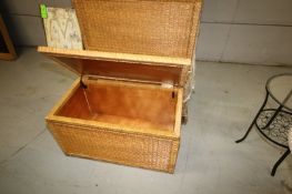 Woodline 36" L x 20" W x 20" D Large Wicker Storage Trunks