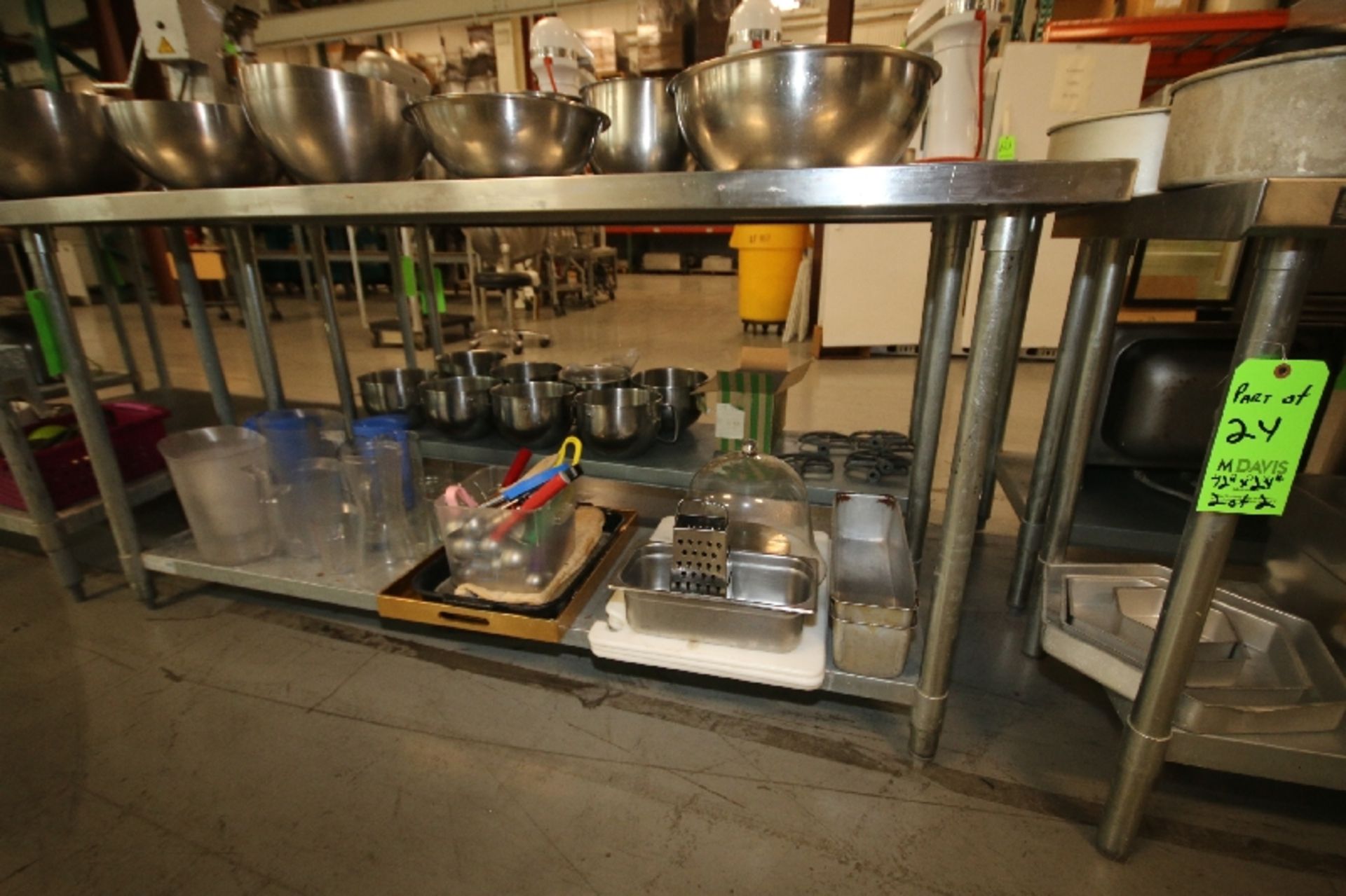 Assorted Bakery and Kitchen Supplies includes: Cake Pans, S/S Mixing Bowls, Expresso Tampers, - Image 5 of 9