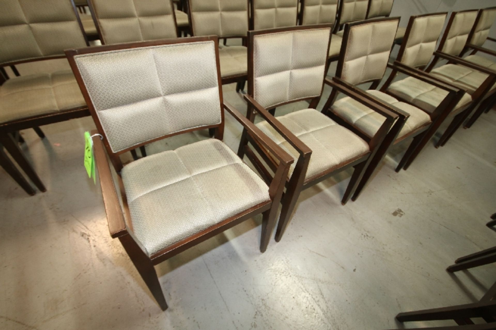 Upholstered Restaurant Chairs with Arms