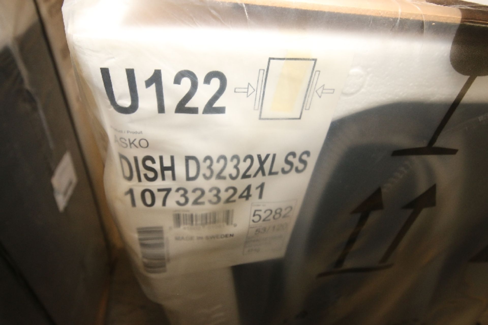 New Asko S/S Dishwasher, Model D3232XLSS107323241, S/N 074801619228 - Image 3 of 3