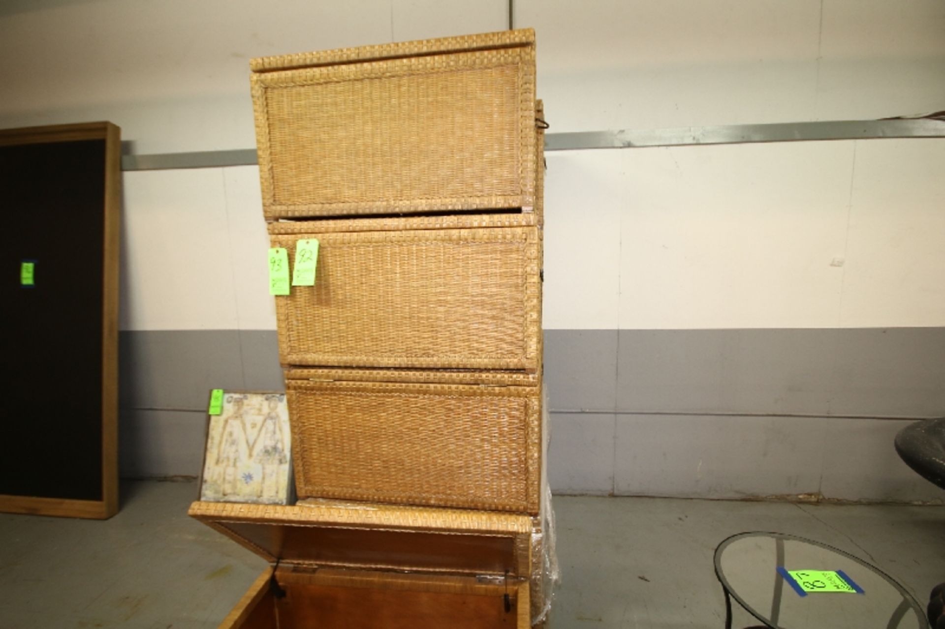 Woodline 36" L x 20" W x 20" D Large Wicker Storage Trunks - Image 2 of 2