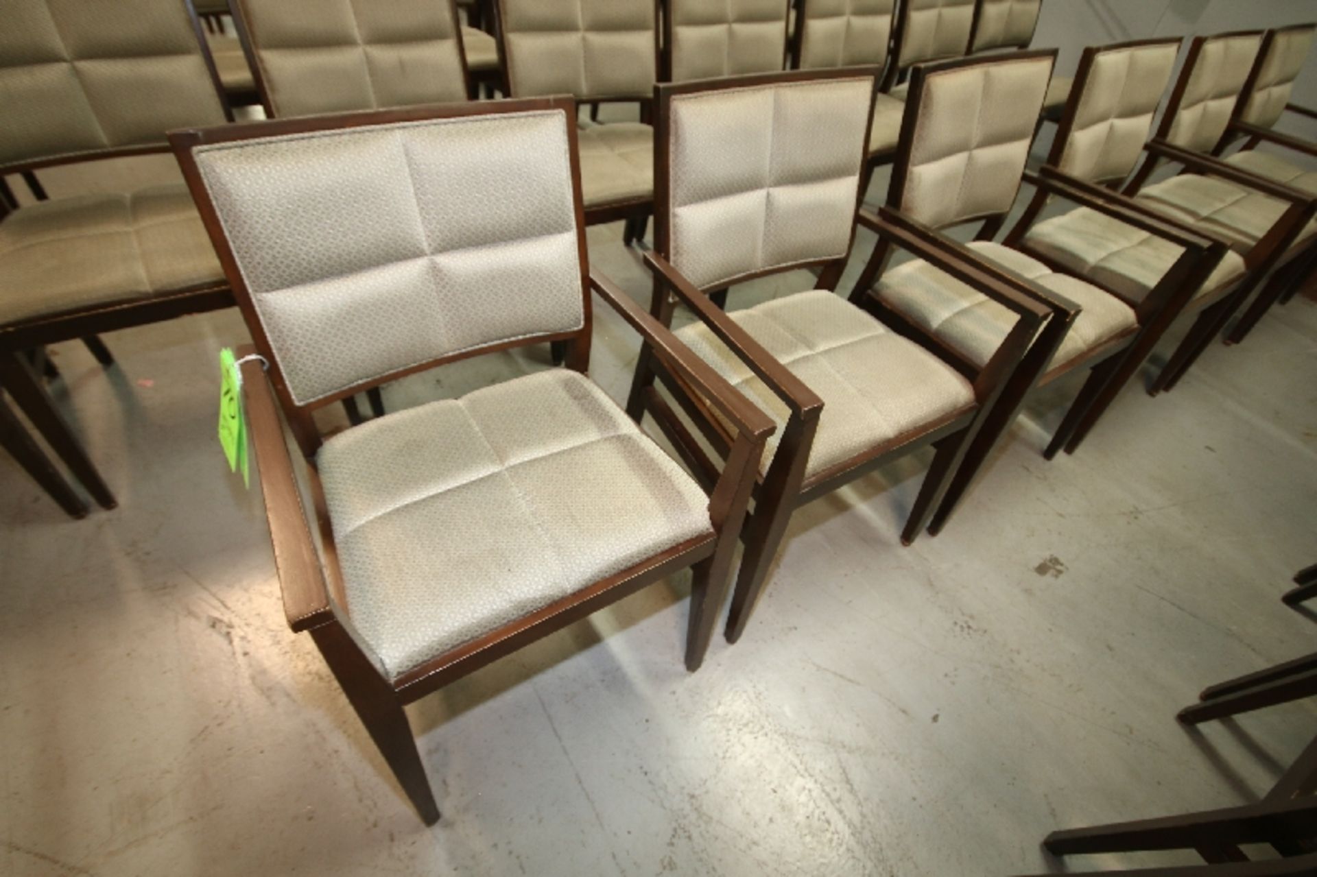 Upholstered Restaurant Chairs with Arms