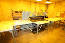 Wohlenberg 70” Guillotine Cutter, Model 180, S/N 3013-011 with Aprox. 101” L x 70” W Air Bed and