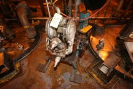 Warren Rupp/Sandpiper Stainless Portable Diaphragm Pump, Model SB2-A, Type DGN-3-SS, S/N 506956,