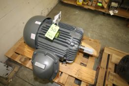 New Baldor 75/60 hp Motor, Cat #M70968T, S/N C1003120517, Frame 365T, 1780/1450 RPM, 230/460 V -