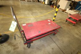 Dayton Aprox. 48” L x 24” W, 1,500 lb. Capacity Scissorlift Hydraulic Portable Lift Table/