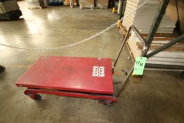 Dayton Aprox. 48” L x 24” W, 1,500 lb. Capacity Scissorlift Hydraulic Portable Lift Table/