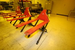 Global 2,200 lb. 45” L Hydraulic Pallet Jack, S/N G612170 with 31-1/2” Lifting Height