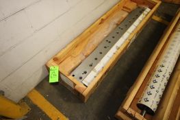 Extrusion Die, Ultracoat I, S/N 84-8559-4-5-6-7, 62" Long x 10" Wide, Packed in Wooden Crate (