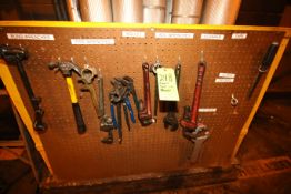 Assorted Tools On-Board includes Pipe Wrenches, Crescent Wrenches, Channel Locks, Barrel Wrenches,