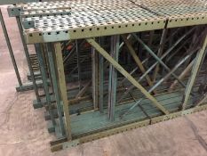 Pallet Racking includes (69) Aprox. 14 ft. H x 44" D Uprights; (336) 9 ft. Crossbraces and (36) 4