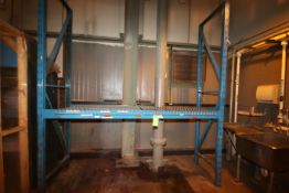 (2) Sections Aprox. 9 ft. L x 34” W x 145” H Pallet Racking with Cage Beds (Located 4th Floor