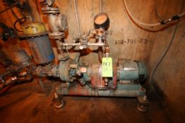 Goulds Aprox. 2 hp Centrifugal Pump, Model 316 with Valve (Solvent Pump) (NOTE: used in Cl. I Div. 1
