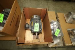 New Baldor 10 hp Motor, Cat #M7174T, Frame L0215T, 3510 RPM, 230/460 V,3 Phase, (NOTE: Haz Rated