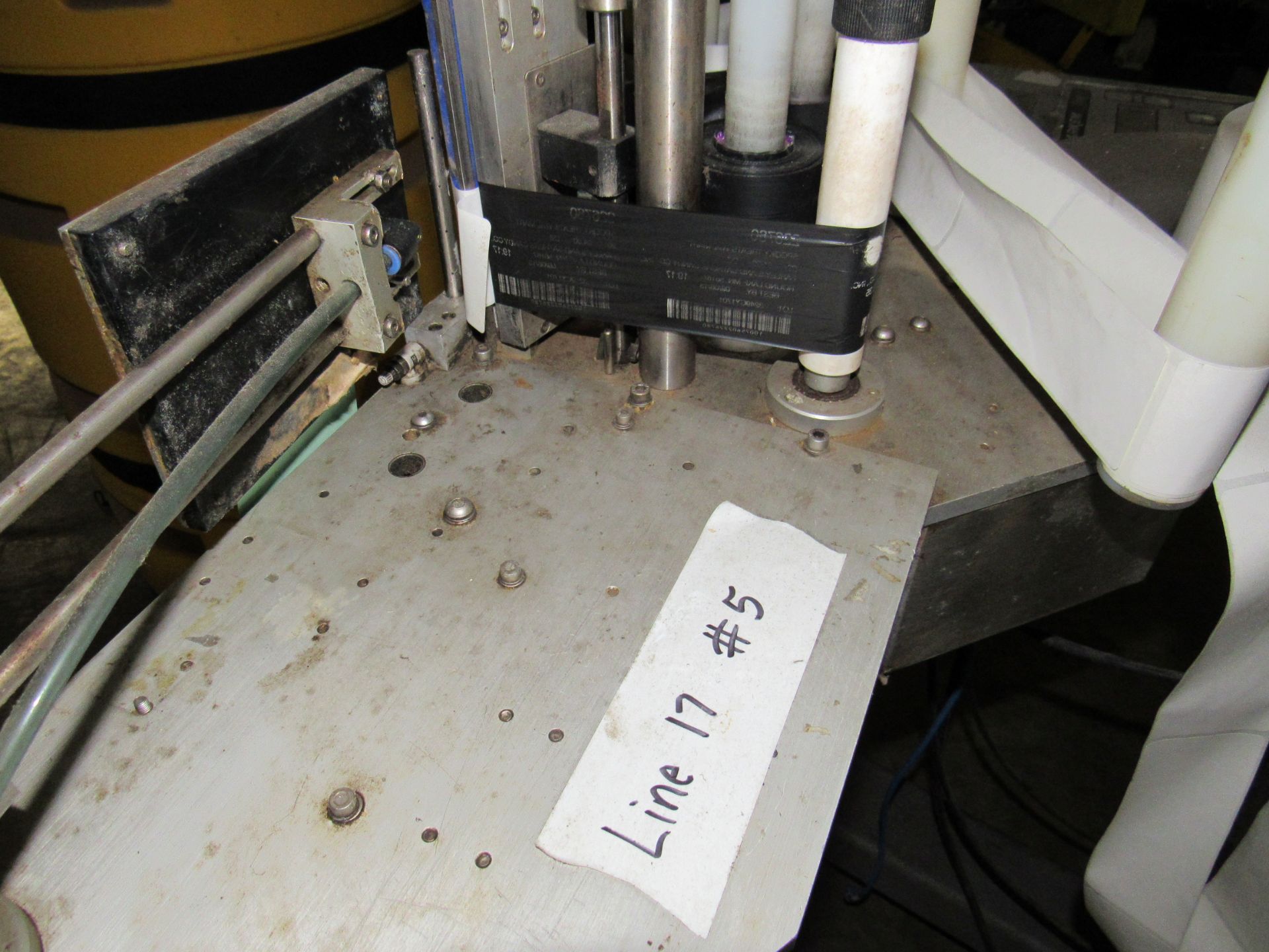 Markem CE Label Printer, Label Applicator used for labeling boxes, on Tripod Base with Casters. Free - Image 6 of 6