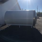 Walker 6,000 Gallon Ammonia Jacketed Horizontal Mixing Tank, Equipped with Dual Vertical