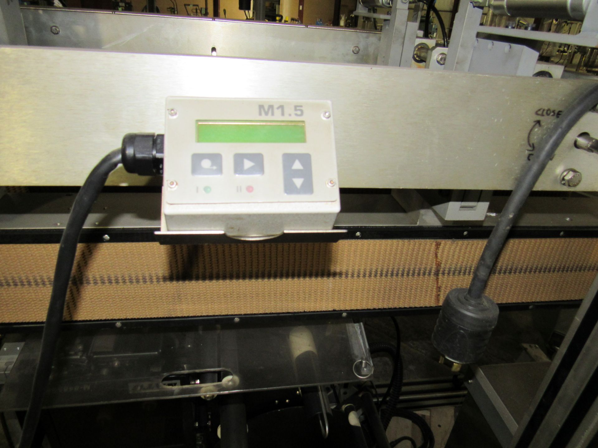 Quadrel Barcode Printer Label Applicator with Sato Barcode Printer Model 8485Se Serial $40404097, - Image 5 of 15