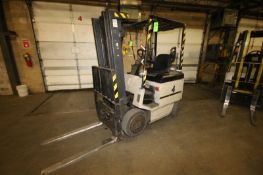 Explosion Proof 3,700 lb. Electric Forklift, M/N 40FCTT-88, S/N 8A107432, with 36 V Battery, 3-Stage