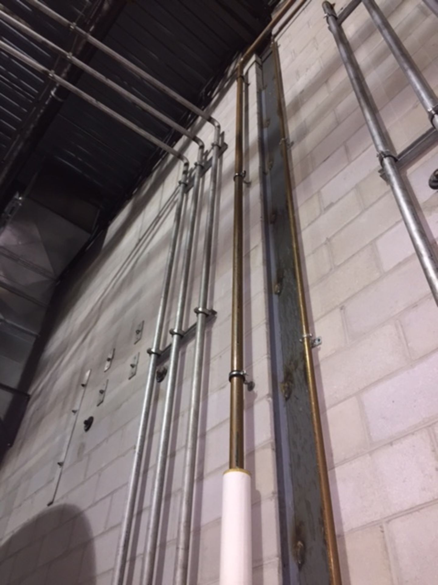 Installed S/S Piping in Tank Farm Area, Includes Valves, Straight Sections, Verticals and - Image 2 of 4