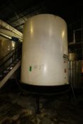 5,310 Gal. S/S Vertical Tank, Single-Wall, Dims.: 115" Dia. x 173" H (Tank 37)