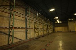 19-Sections of Pallet Racking, Includes (20) 18' Uprights and (76) Sets of Cross Beams