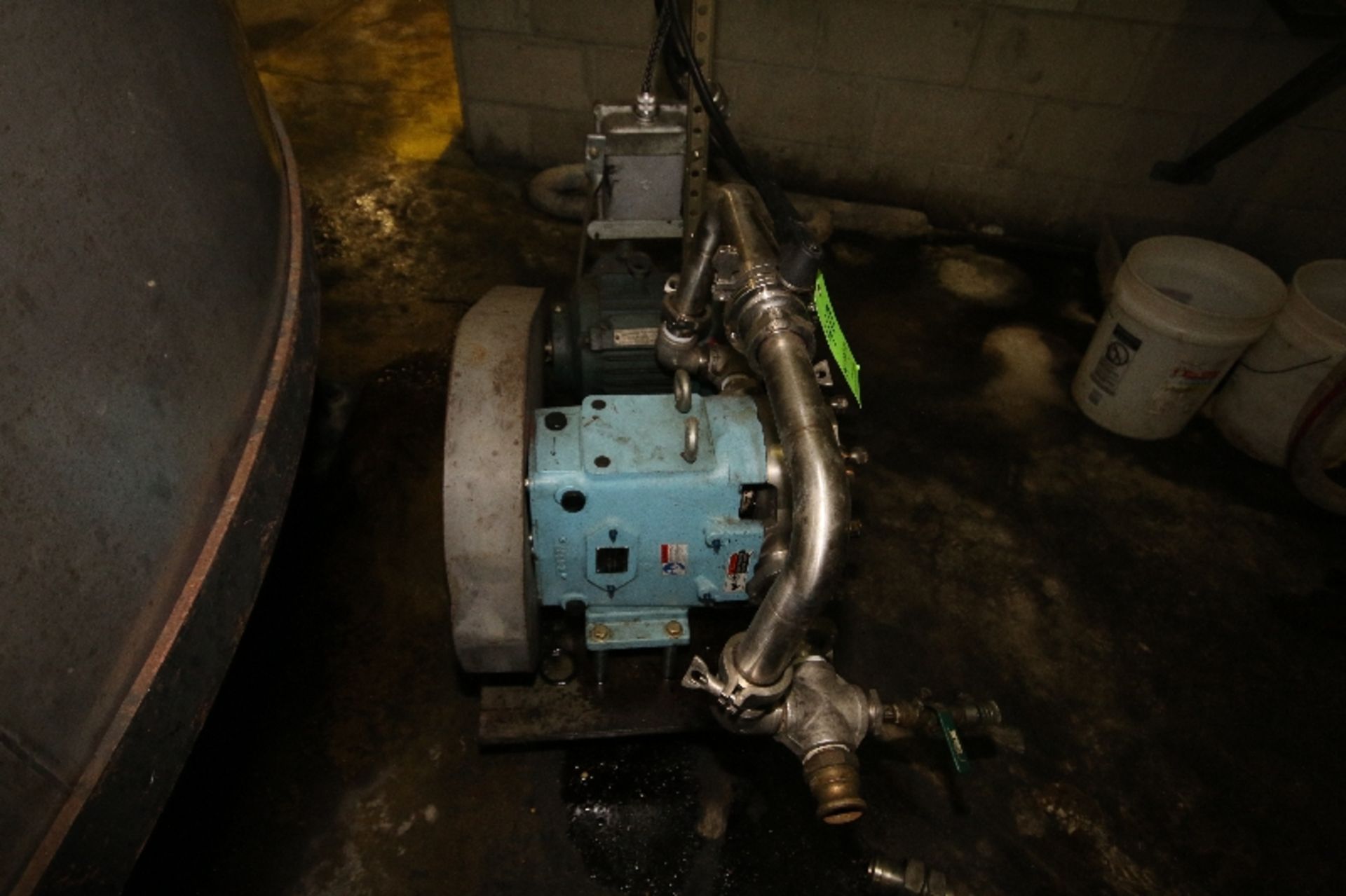 WCB 5 hp Positive Displacement Pump, Size: 60-U2, S/N 427499-07, 1165 RPM with Explosion Proof - Image 3 of 4