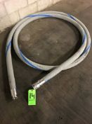 25' 2" Long Transfer Hose, with Tri-Clamp Connections