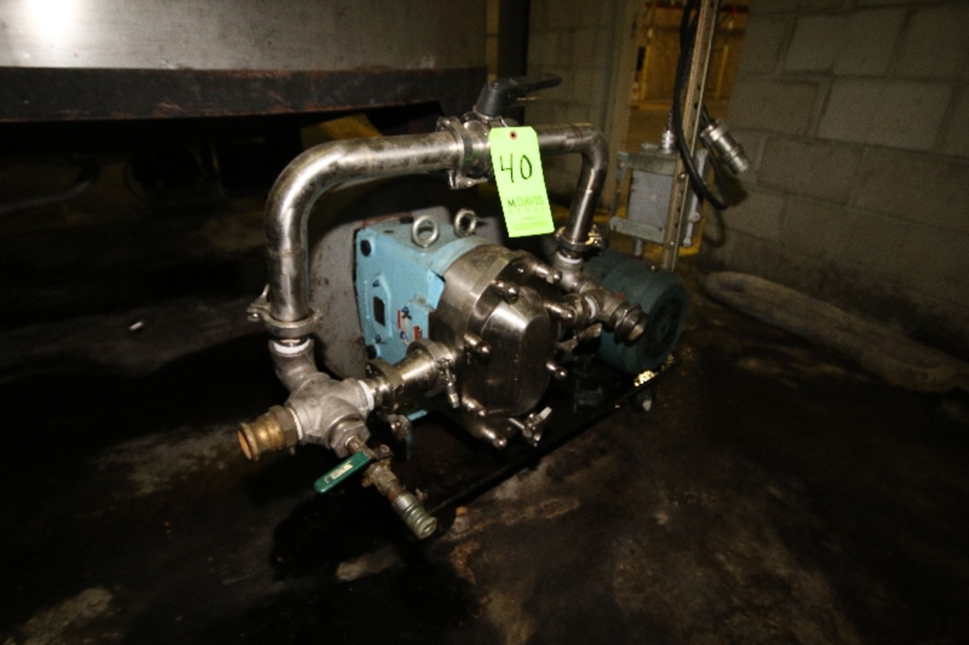 WCB 5 hp Positive Displacement Pump, Size: 60-U2, S/N 427499-07, 1165 RPM with Explosion Proof