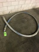 18' 2" Long Transfer Hose, with Tri-Clamp Connections